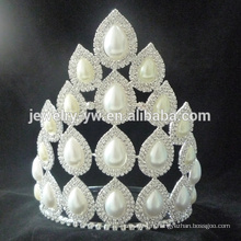 Grande vente de princesse en cristal de strass en noir couronne courtes et tiaras
